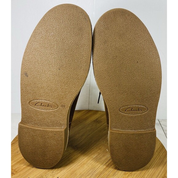 Clarks Beeswax Leather Desert Chukka Ankle Boots US 9M - Picture 6 of 6